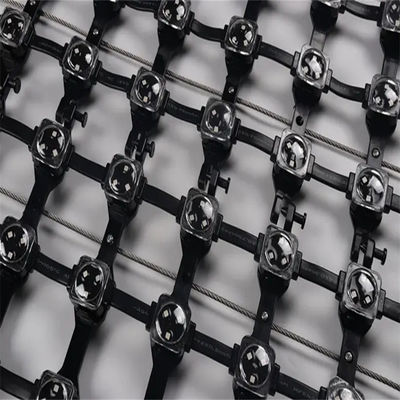 Outdoor Advertising IP67 LED Video Mesh P125 DC12V RGB Flexible LED Net Screen