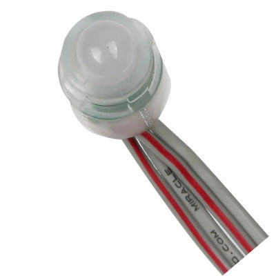 สีเดียว LED ไฟพิกเซล 0.2W DC12V IP67 9mm กลางแจ้ง กันน้ํา โฆษณา ไฟพิกเซล