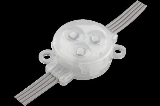 IP67 RGB RGBW พิกเซล Led Point Light IP67 12V RGB PC วัสดุสับ Shell