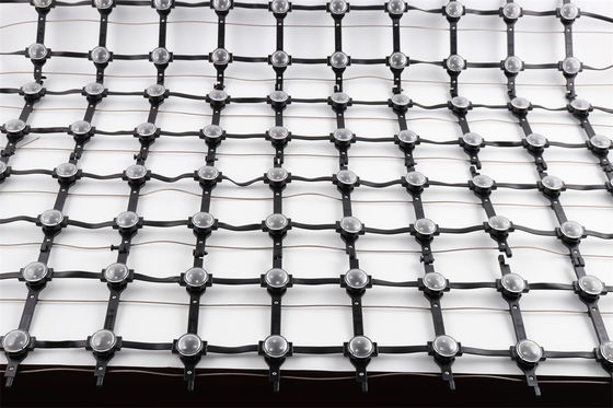 High Definition Outdoor LED Mesh Full Color P50 DC12V 25MM RGB LED Mesh Screen for outdoor decoration