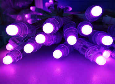 ไฟ LED สีเต็มพิกัด RGB สายไฟ LED 12 มม. 0.3W IP67 การป้องกันภายใน