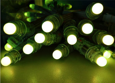 12MM IP67 0.3W RGB สีความสว่างสูงแสง LED Pixel กลางแจ้ง