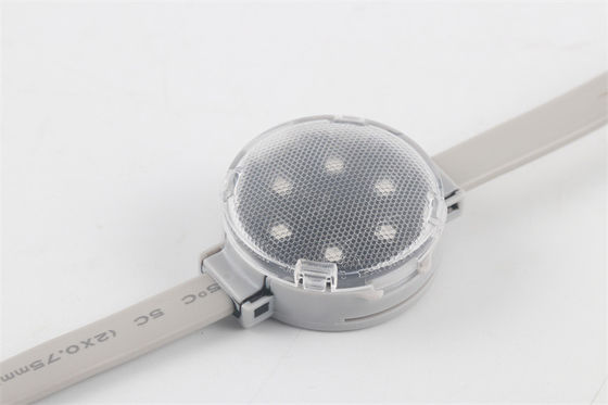 เครื่องตกแต่งกลางแจ้ง IP67 RGB LED Pixel 1.5W DC24V 40MM จุด Pixel แสงแหล่ง