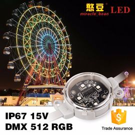 40mm 50mm DC24V กันน้ำ Rgb LED Pixel Light สำหรับอาคารแสงสว่าง