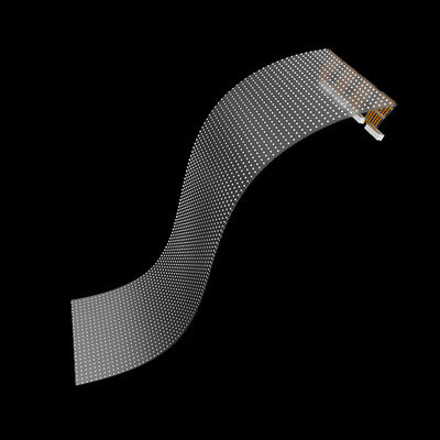 High Transparency P4 240*960 LED Transparent Film Screen For Indoor Glass Window