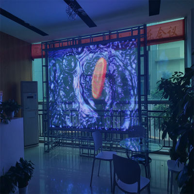 P6 DC5V WE1314 RGB 16bit LED Screen Transparent Film สําหรับการโฆษณา