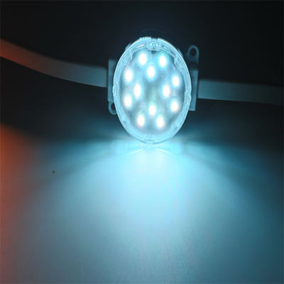 IP67 กันน้ํา DC24V 50MM DMX LED RGB ไฟพิกเซล โปรแกรมเต็มสี