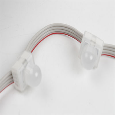 DC12V 0.3W 12mm SMD2025 โมดูลพิกเซล LED IP67 กันน้ําเต็มสี RGB สายสี่เหลี่ยม LED แสง