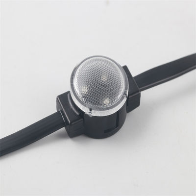 IP67 สามารถติดต่อได้ 24V 30mm DMX RGB RGBW LED Dot Pixel Point Module แสงกําแพง 0.6W หน้ากากโปร่ง