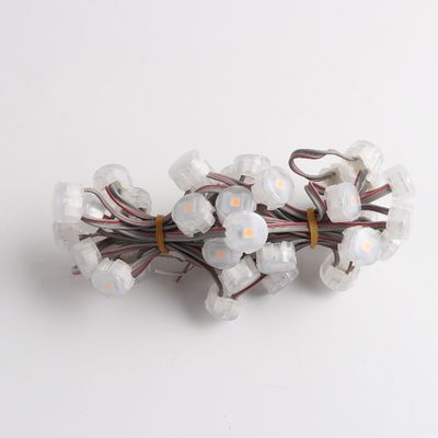Miracle Bean 1W Epistar Chip 20mm RGB LED Point Light กันน้ําภายนอก IP67 พร้อมตัว PC