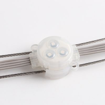 RGB LED จุดแสง 1W Epistar Chip 30mm RGB LED จุดแสง กันน้ําภายนอก IP67 ด้วยร่างกาย PC