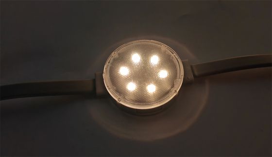 เครื่องประดับคริสต์มาสต์กลางแจ้ง 6500k สี LED จุดแสงพิกเซลที่มีหน้าที่ตกแต่ง