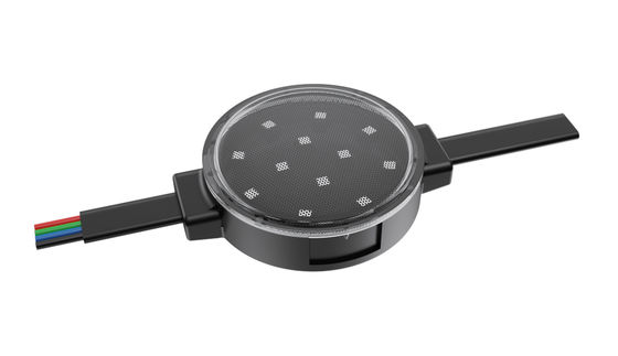คุณภาพ Hood 0.3W 24V RGB 50mm IP67 กันน้ํา ไฟพิกเซล Dmx512 ไฟจุด Led