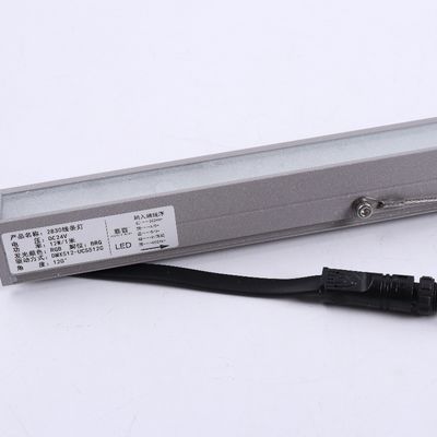 เครื่องซักผนัง LED ความสว่างสูง 12W พร้อมเลนส์มุมสองสําหรับตกแต่ง กันน้ํา IP66