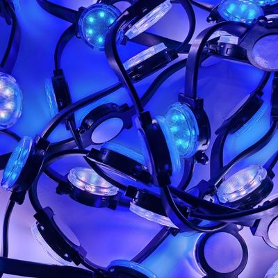 แสงจุด LED แบบปลอดน้ําภายนอก 40 มม พิกเซล มีแรงงาน 24v และมุมรังสี 120°