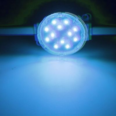 ไฟจุด LED กันน้ําขนาดใหญ่ 50 มิลลิเมตร หลายหลอด สําหรับหน้าต่าง DMX512 ความสว่างสูง