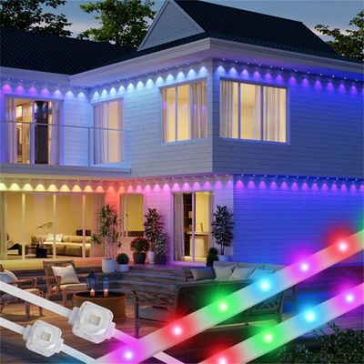 สีที่สามารถปรับแต่งได้ 24vSMD5050 LED Earves Light สําหรับการติดตั้งบนพื้นที่