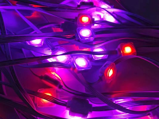 PC Shell Outdoor Eaves Lights IP67 WIFI Control 20*12.5mm DC12V/24V App RGB Permanent Lights for Outdoor