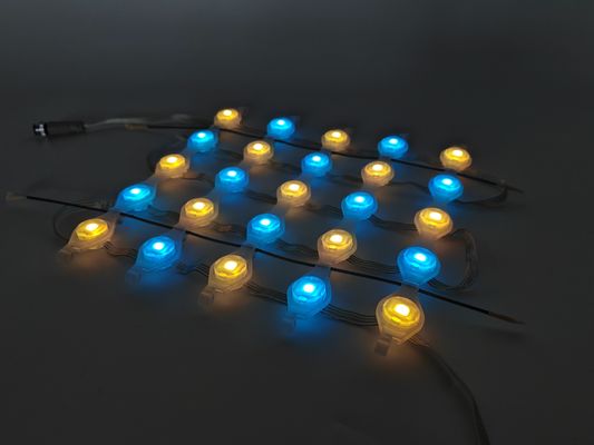 Waterproof IP67 RGB Led Pixel Screen Mesh Media Screen Led Video Wall For Building Facade Lighting