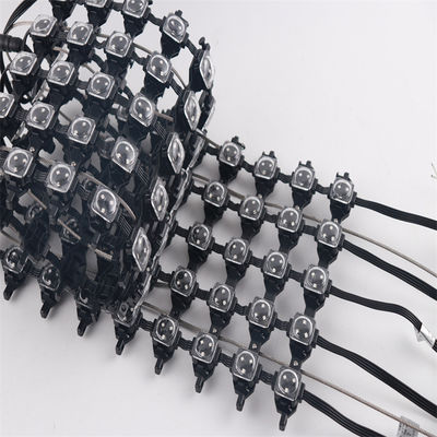 สกรีนผ้าม่านฉาก LED แบบยืดหยุ่น RGB IP67 LED Mesh Video Wall สําหรับจอโฆษณา