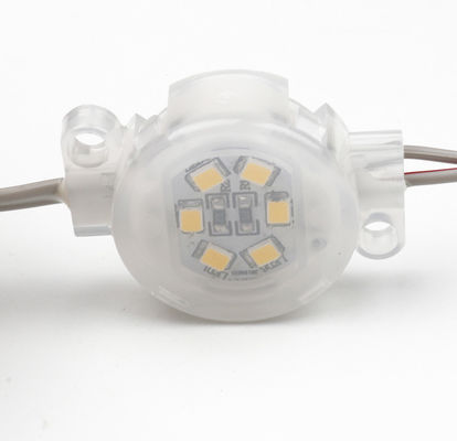 แหล่งแสงจุดพิกเซลกันน้ํา 30 มม SMD5050 IP67 DC12V โฟลตสําหรับอาคารกลางแจ้ง