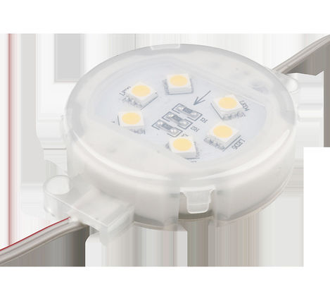RGB หลายสีเปลี่ยน LED ไฟจุดพิกเซลสําหรับอาคาร บ้านแสงภายนอก 24V IP67 กันน้ํา 50mm