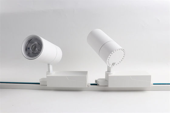 40W RGBW แม็กเนติก Track Light แม็กเนติก Rail Cob Spotlight ในการออกแบบที่ติดตั้งบนพื้นผิว