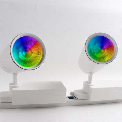 โซลูชั่นแสง Meal Bar 360 ไฟ LED Track ปรับได้ด้วยวัสดุ PC อลูมิเนียม