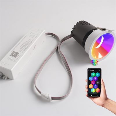 Colorful LED Spot Lights 20W Remote Control Adjustable Luminous Value 400lm
