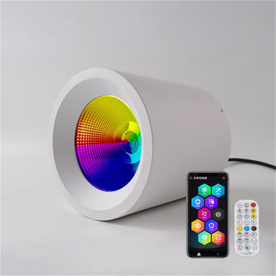 ด้านในหลายรูปแบบสี 60W RGBW LED ดาวน์ไลท์ด้วย GU10 MR16 ตัวถือหลอดไฟและ AC100-240V กระแสไฟเข้า