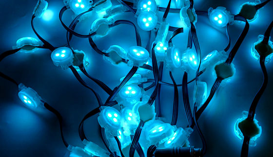 Park Building LED Point Light Source 48W With Changeable Emitting Copper Lamp Body