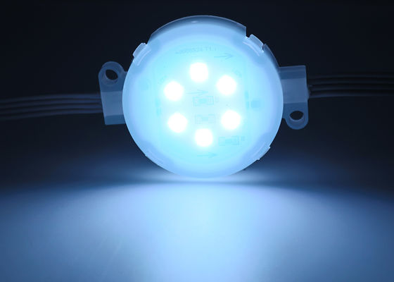 แสงจุดบันเทิง โปรแกรม 24V LED Outdoor Pixel Light แสง LED สตริง Rgb แสง กว้าง 50 มม