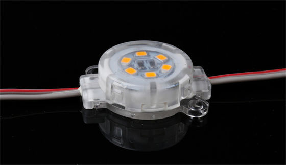 หน้าปกโปร่งใส RGB ไฟจุด LED สําหรับตกแต่งกลางแจ้ง โฆษณาป้ายจดหมาย IP67 กันน้ํา