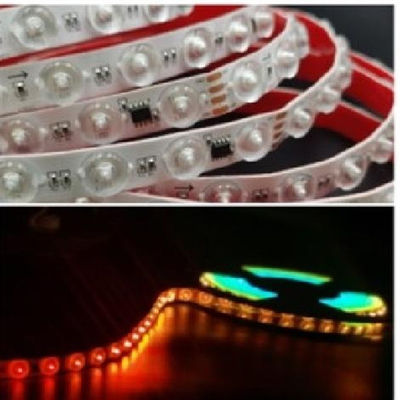 ไฟเส้น LED แรงดันไฟฟ้าขาเข้า 24V พร้อมความสว่างสูงและปรับแต่งได้ สีขาว เขียว แดง