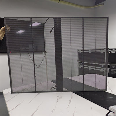 High Quality Crystal P3.9 Full-Color Outdoor Media Facade Shop Window Led Video Wall Advertisement Led Grille Display