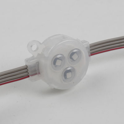 ไฟ LED พิกเซล 30 มม. RGBW DMX512 ตั้งโปรแกรมได้ IP67 กันน้ำ 12V ไฟ LED จุดสำหรับตกแต่งอาคาร ภูมิทัศน์