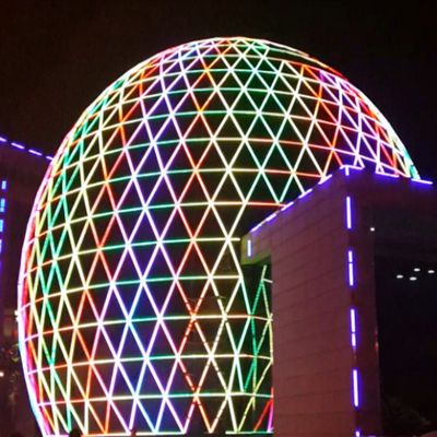 แสงจุด Led DC24v 50mm IP67 RGB RGBW สามารถเขียนโปรแกรมได้ สําหรับการตกแต่งงานเทศกาล