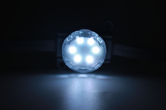 ไฟโรงงาน 30mm Rgbw สนามเด็กเล่น สวนสนุก กันน้ำ กลางแจ้ง PIXEL ไฟ LED แบบจุดที่อยู่ได้