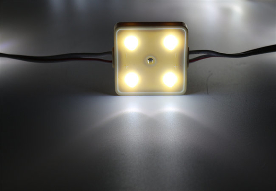 SMD2835 42LM 0.75W DC12V โมดูลไฟ LED กันน้ำ สำหรับโฆษณากลางแจ้งและในร่ม