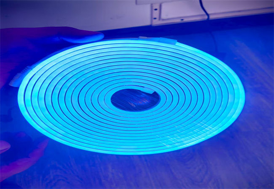 ความสว่างสูง RGB สีเต็ม DC12V Neon แสง LED สเตรปยืดหยุ่น สําหรับแสงเทปผนังยืดหยุ่น