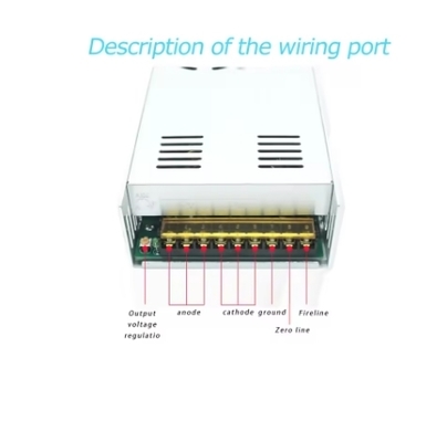 CE RHOS รายการ 110V 220V AC LED Driver Power Supply IP67 กันน้ําภายนอก 3 ปีรับประกันสําหรับโครงการ LED Strip Light