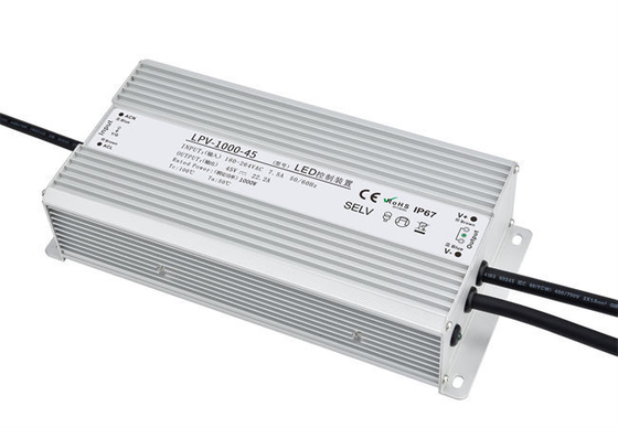 แหล่งจ่ายไฟ LED กันน้ำ 1000-1500W สำหรับไฟ LED ติดตั้งและบำรุงรักษาง่าย