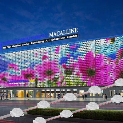 ไฟพิกเซล LED SMD3535 DC12V RGB สีเต็มรูปแบบ กันน้ำ 30 มม. ความสว่างสูง IP67 สำหรับภายนอก