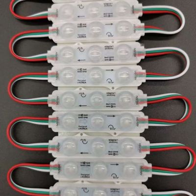 โรงงานมืออาชีพ SMD 5050 12V LED Module 0.72 วัตต์ IP65 ชุดห่อหุ้มสำหรับกล่องไฟโฆษณา DC 12V Input