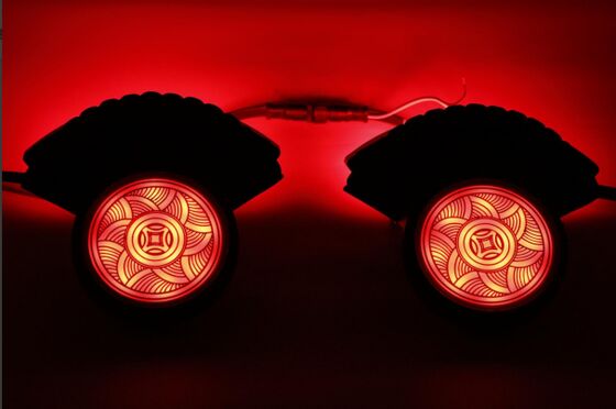 โรงงานขายตรง คุณภาพสูง ไฟเวอร์แวน 50 มม DC24V IP67 RGBW ไฟจุด LED สวนสนุก ไฟ LED