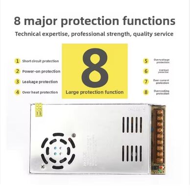 หลอด LED คุณภาพสูง ดําเนินฉุกเฉิน การออกแบบกันน้ํา 600W แหล่งไฟฟ้า LED 24v