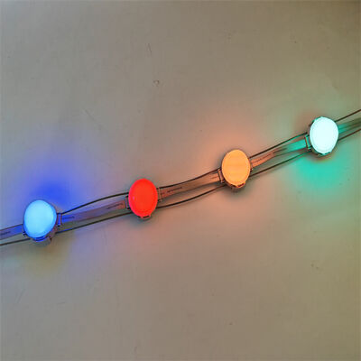 ไฟพิกเซล LED RGB กลางแจ้ง กันน้ำ IP67 ไฟรางอลูมิเนียม LED 40 มม. DC24V สำหรับไฟคริสต์มาสถาวรสำหรับบ้าน