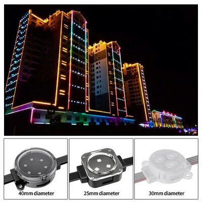 40mm 12V SMD3535 Epistar IP67 Waterproof LED Point Light with 120 Beam Angle and UV Resistant PC Material