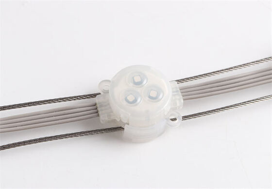 ไฟ LED RGB Pixel 30 มม. SMD5050 IP67 PC กันน้ำ 1W สำหรับภายนอกอาคาร