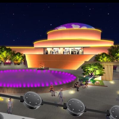 50mm 24V RGBW PC Material Lighting LED Point Light for Building Decoration